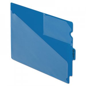 Pendaflex End Tab Poly Out Guides, Center "OUT" Tab, Letter, Blue, 50/Box PFX13542 13542