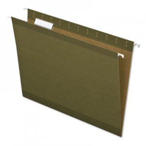 Pendaflex Reinforced 100% Recycled Paper Hanging Folders, Letter, Standard Green, 25/Box RCY415215SGR ESSRCY415215SGR