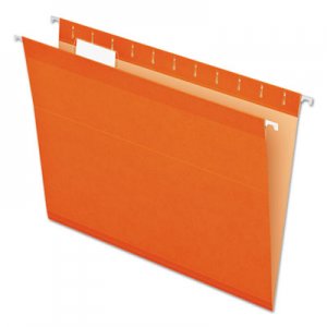 Pendaflex Reinforced Hanging Folders, 1/5 Tab, Letter, Orange, 25/Box 415215ORA PFX415215ORA