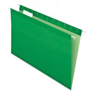 Pendaflex Reinforced Hanging Folders, 1/5 Tab, Legal, Bright Green, 25/Box PFX415315BGR 04153 1/5 BGR