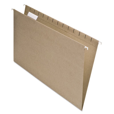 Pendaflex Earthwise Recycled Paper Hanging Folders, Legal, Natural, 25/Box 76542 ESS76542