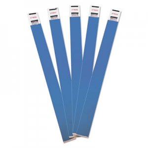 Crowd Management Wristbands, Sequentially Numbered, Blue, 500/Pack Advantus® 75513 AVT75513