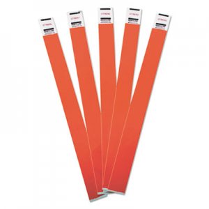Advantus Crowd Management Wristbands, Sequentially Numbered, 10 x 3/4, Red, 100/Pack AVT75441 75441
