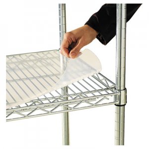 Alera Shelf Liners For Wire Shelving, 48w x 24d, Clear Plastic, 4/Pack SW59SL4824 ALESW59SL4824