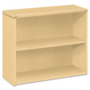 HON 10700 Series Bookcase, 2 Shelves, 36w x 13-1/8d x 29-5/8h, Natural Maple 10752DD HON10752DD