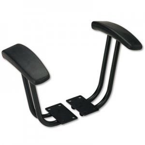 Alera Fixed T-Arms for Interval and Essentia Series Chairs and Stools, Black IN49AKB10B ALEIN49AKB10B