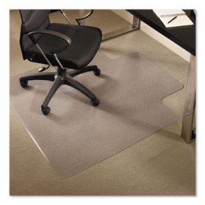 ES Robbins EverLife Chair Mats For Medium Pile Carpet With Lip, 36 x 48, Clear ESR122073 122073