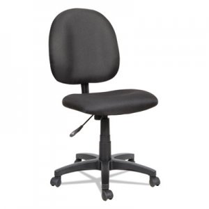 Alera Essentia Series Swivel Task Chair, Acrylic, Black VT48FA10B ALEVT48FA10B