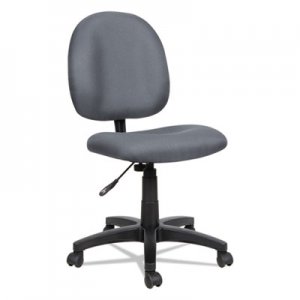 Alera Essentia Series Swivel Task Chair, Acrylic, Gray VT48FA40B ALEVT48FA40B