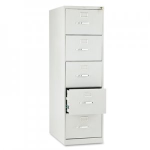 HON 210 Series Five-Drawer, Full-Suspension File, Legal, 28-1/2d, Light Gray 215CPQ HON215CPQ