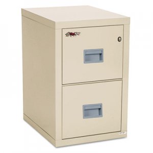 FireKing Turtle Two-Drawer File, 17-3/4w x 22-1/8d, UL Listed 350 for Fire, Parchment 2R1822CPA FIR2R1822CPA