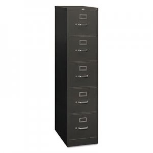 HON 310 Series Five-Drawer, Full-Suspension File, Letter, 26-1/2d, Charcoal 315PS HON315PS