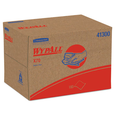 WypAll X70 Cloths, BRAG Box, 12 1/2 x 16 4/5, White, 152/Carton KCC41300 41300
