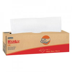 WypAll L30 Towels, POP-UP Box, 9 4/5 x 16 2/5, 100/Box, 8 Boxes/Carton KCC05800 5800