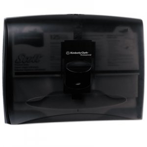 Kimberly-Clark Personal Seats Toilet Seat Cover Dispenser, 17 2/5 x 3 1/3 x 13, Smoke/Gray KCC09506