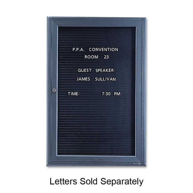 ACCO Single Glass Magnetic Message Board 2963LM QRT2963LM