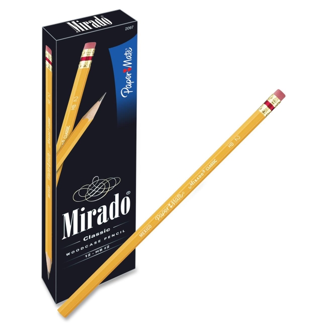 Paper Mate Mirado Classic Pencils with Eraser 2097 PAP2097