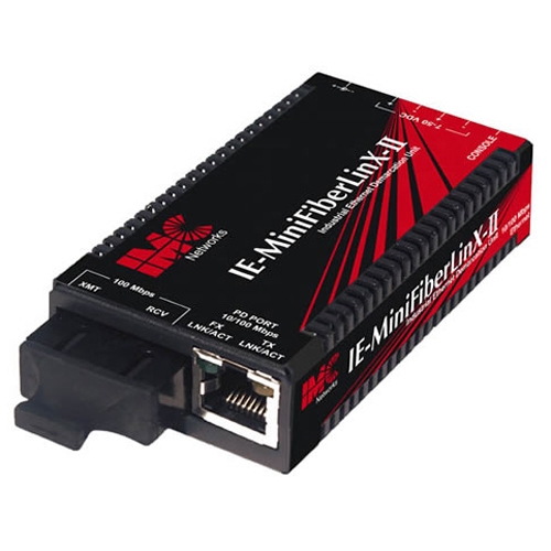 IMC IE-MiniFiberLinX-II Fast Ethernet Media Converter 856-19755