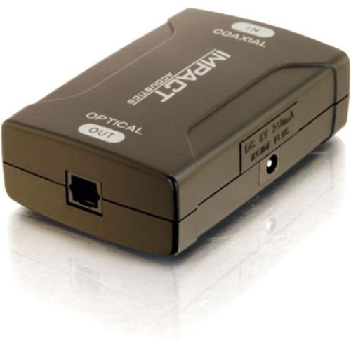 C2G Coaxial to Optical Digital Audio Converter 40018