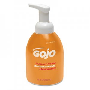 GOJO Luxury Foam Antibacterial Handwash, Fresh Fruit, 535mL Bottle, 4/Carton GOJ576204 5762-04