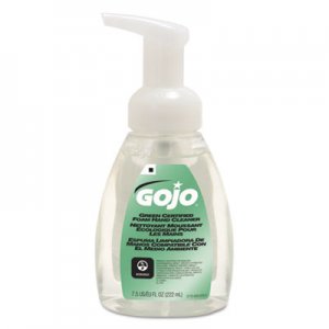 GOJO Green Certified Foam Soap, Fragrance-Free, Clear, 7.5oz Pump Bottle GOJ571506EA 5715-06