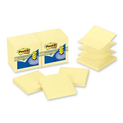 3M Adhesive Note Pad R330RP-12YW MMMR330RP12YW