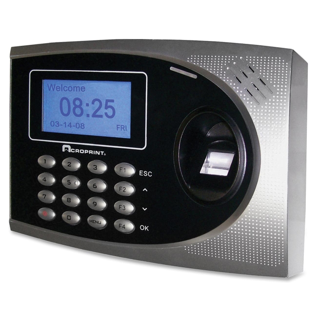 Acroprint Time Recorder Company Time Q-Plus Biometric Attendance System 01-0250-000 ACP010250000