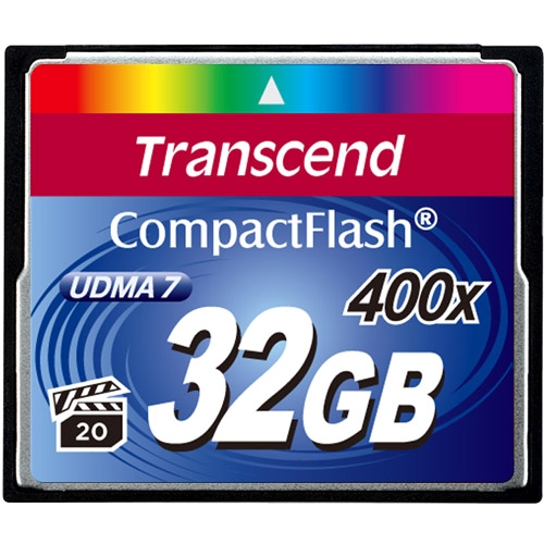 Transcend 32GB CompactFlash (CF) Card TS32GCF400