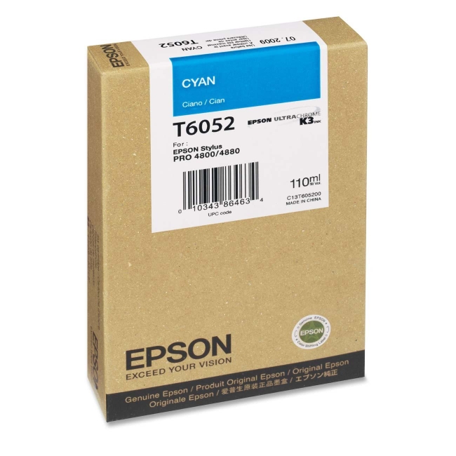 Epson Cyan Ink Cartridge T605200