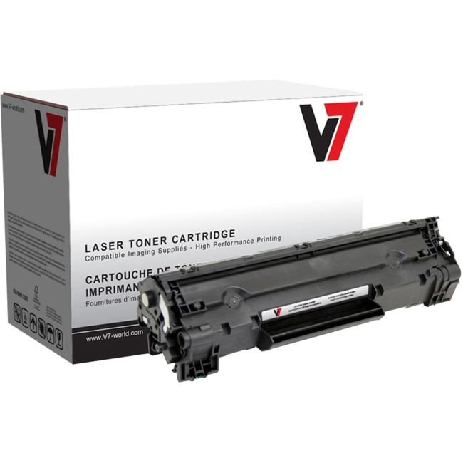 V7 Black Toner Cartridge For HP LaserJet P1002, P1003, P1004, P1005, P1006, P100 V735A