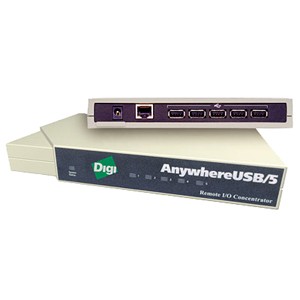 Digi AnywhereUSB USB Hub with Ethernet AW-TS-44