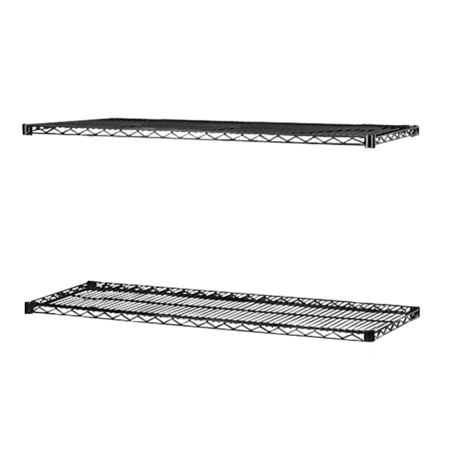 Lorell 4-Tier Industrial Wire Shelving 69146 LLR69146