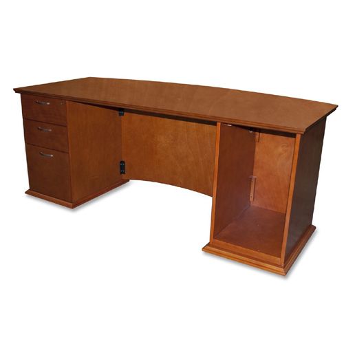 Lorell Contemporary 9000 Bow Front Desk 90005 LLR90005