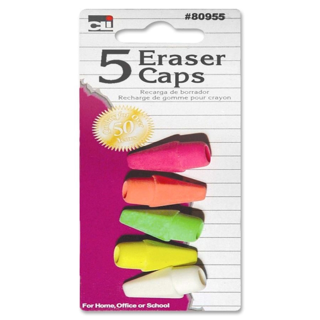 CLI Pink Eraser Pencil Cap 80955 LEO80955