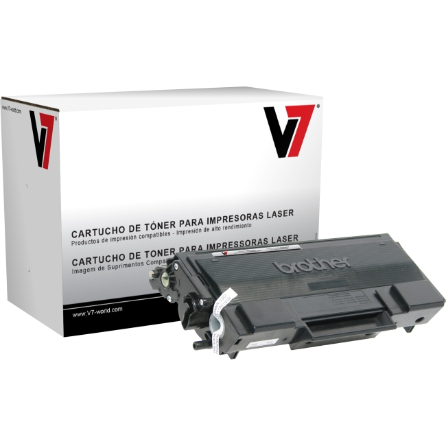 V7 Black Toner Cartridge (High Yield) For Brother MFC-8480DN, MFC-8680DN, MFC-88 TBK2N650