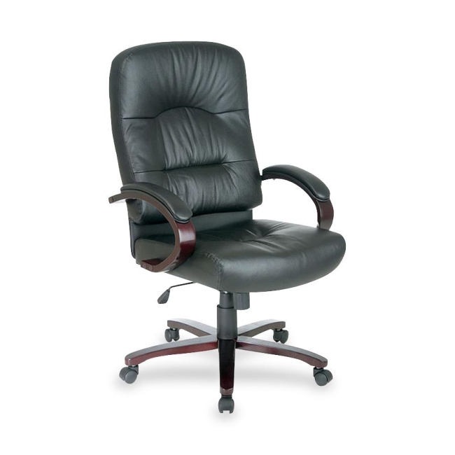 Lorell Woodbridge Series Executive High-Back Chair 60338 LLR60338