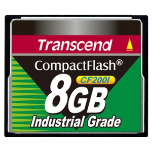 Transcend 8GB Industrial CompactFlash (CF) Card TS8GCF200I