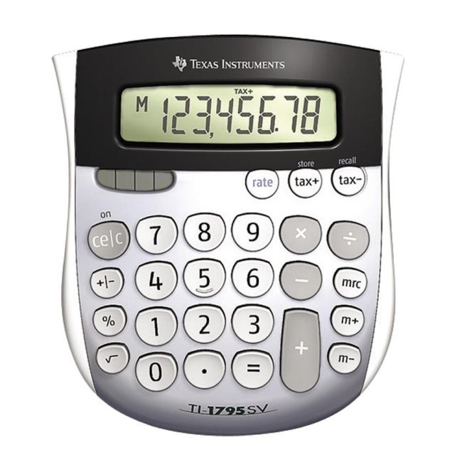 Texas Instruments Calculator with Tax Key TI-1795SV TEXTI1795SV