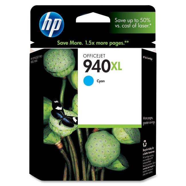 HP Cyan Ink Cartridge C4907AN#140 940XL