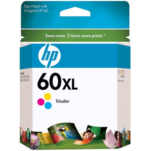 HP Tri-Color Ink Cartridge CC644WN#140 60XL