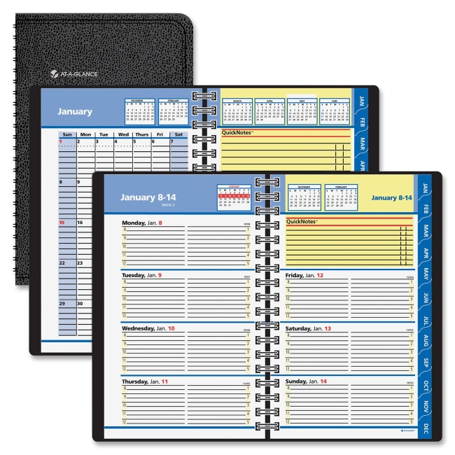 Mead QuickNotes Weekly and Monthly Self-Management System 76-02-05 AAG760205