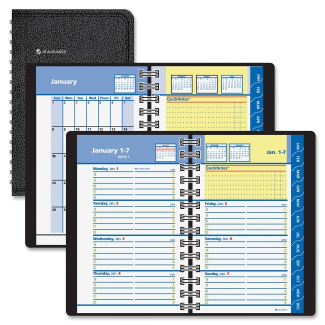 Mead QuickNotes Weekly and Monthly Self-Management System 76-03-05 AAG760305