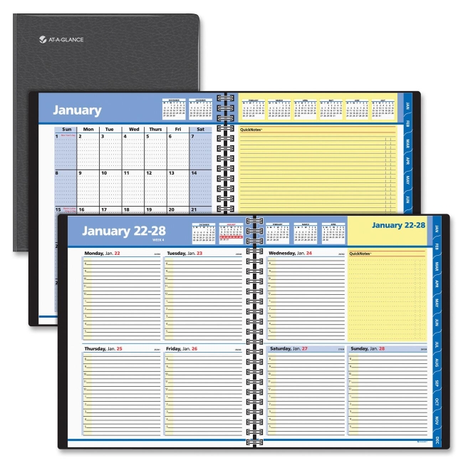 Mead QuickNotes Weekly and Monthly Appointment Book 760505 AAG760505