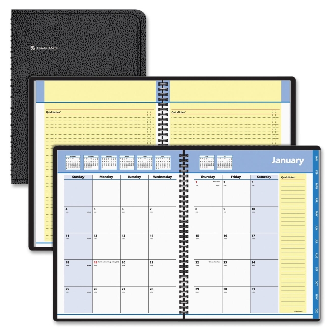Mead QuickNotes Monthly Planner 760805 AAG760805