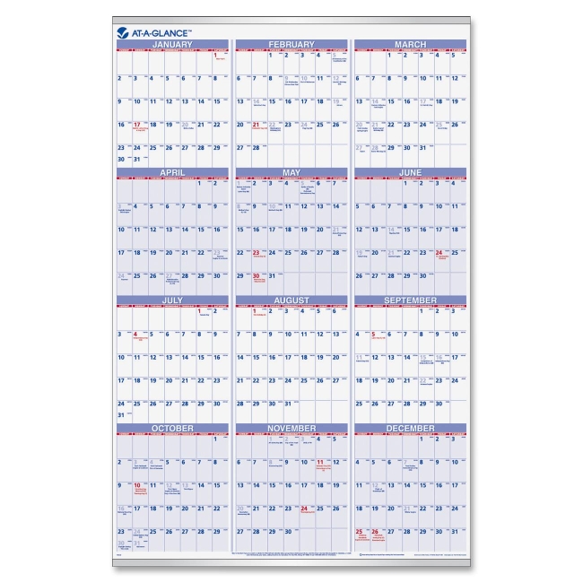 Mead Yearly Wall Calendar PM12-28 AAGPM1228