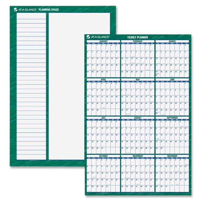 Mead Vertical Wall Planner PM210-28 AAGPM21028