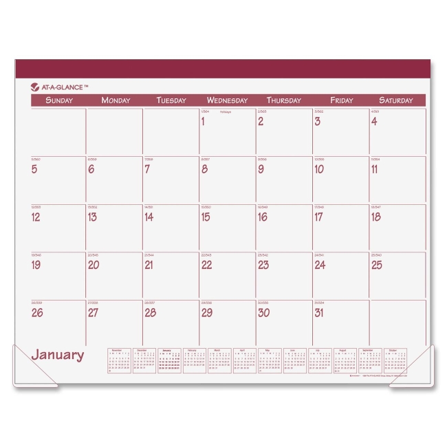 Mead Monthly Fashion Desk Pad SK25-92 AAGSK2592