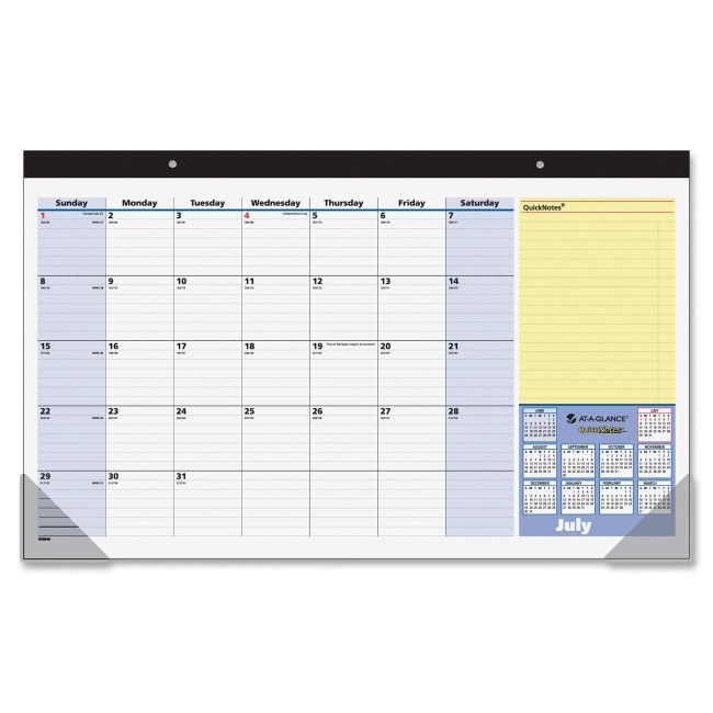 Mead Monthly Desk Pad SK72600 AAGSK72600