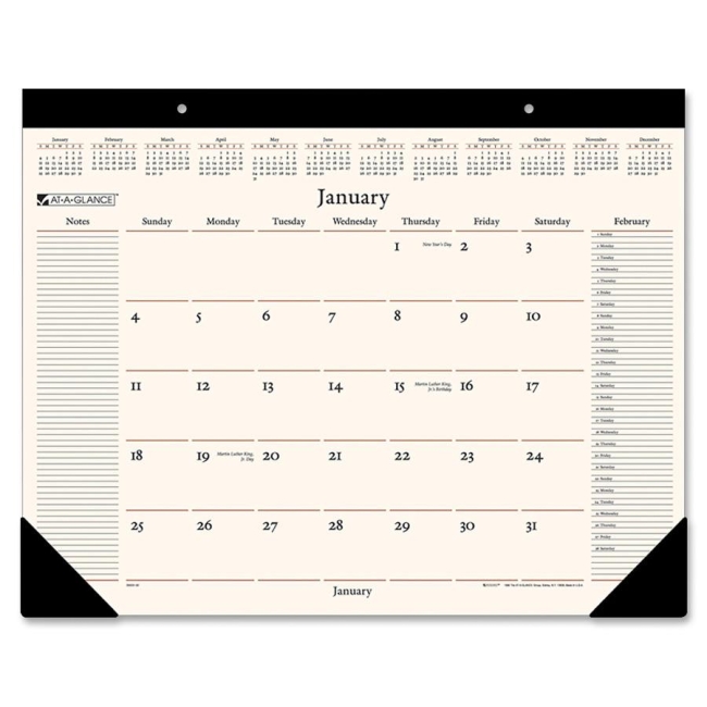 Mead Executive Desk Pad Calendar SW20100 AAGSW20100