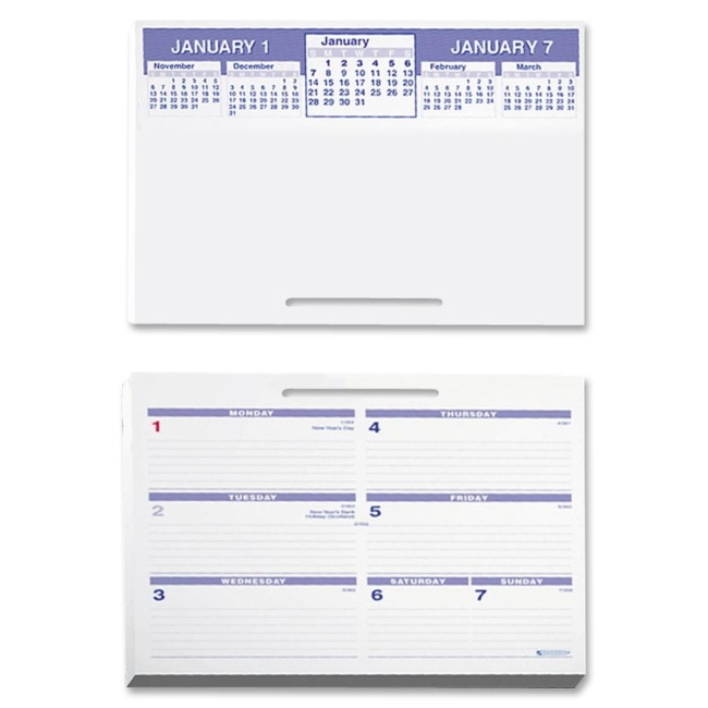 Mead Flip-A-Week Desk Calendar Refill SW705X-50 AAGSW705X50